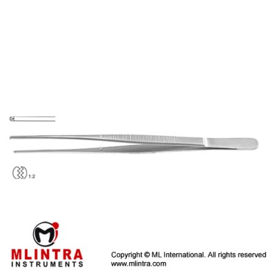 Potts-Smith Dissecting Forceps 1 x 2 Teeth Stainless Steel, 21 cm - 8 1/4"